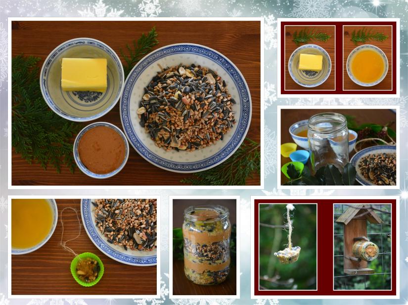 Collage vogels bijvoeren